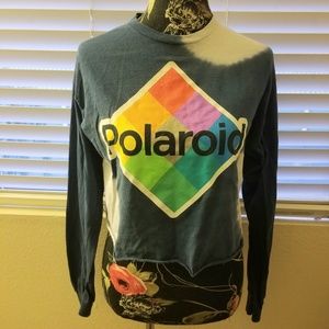 Polaroid Long Sleeve Tie die shirt